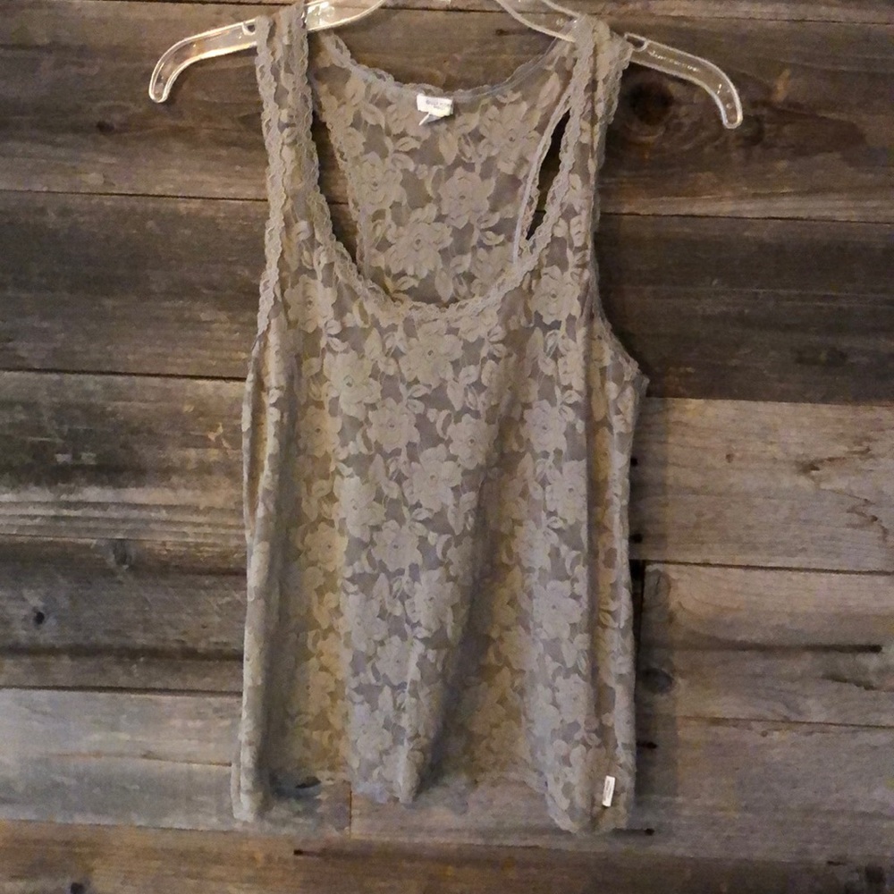 All lace tank top